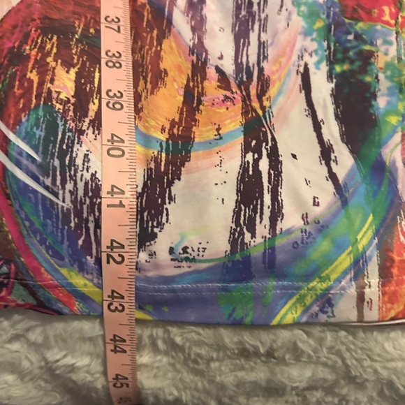 Y2K Strapless Floral Maxi Dress Sz S-M - Picture 6 of 6